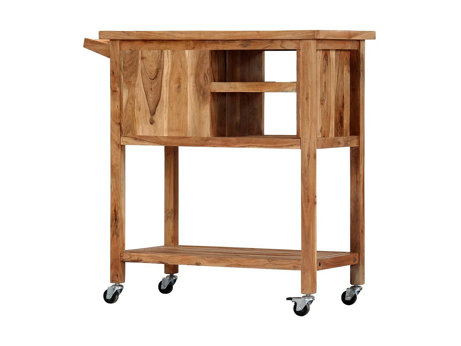 Chariot de cuisine 80x45x91 Bois d'acacia massif