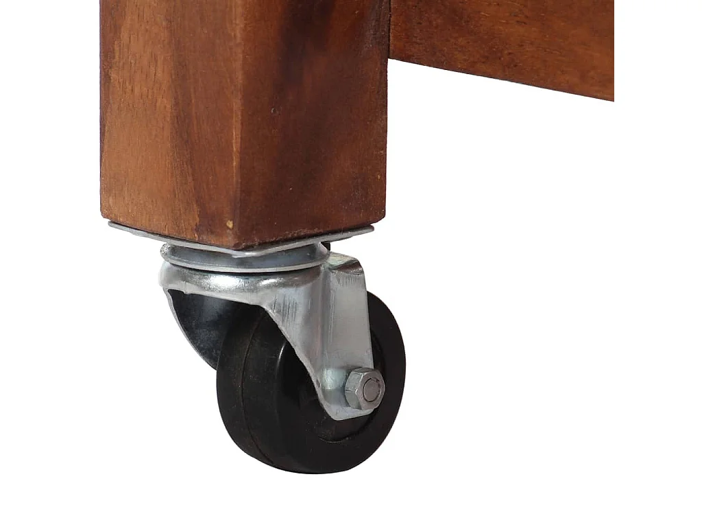 Chariot de cuisine 100x48x89 Bois d'acacia massif