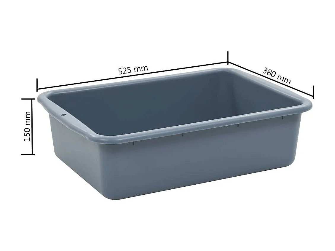 Chariot de cuisine avec récipients en plastique 87x43,5x92