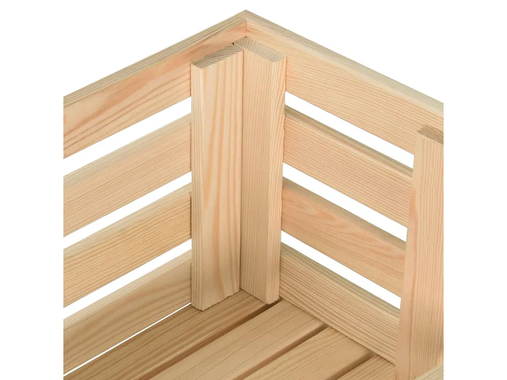 Chariot à légumes 77x30x80 Bois de pin solide