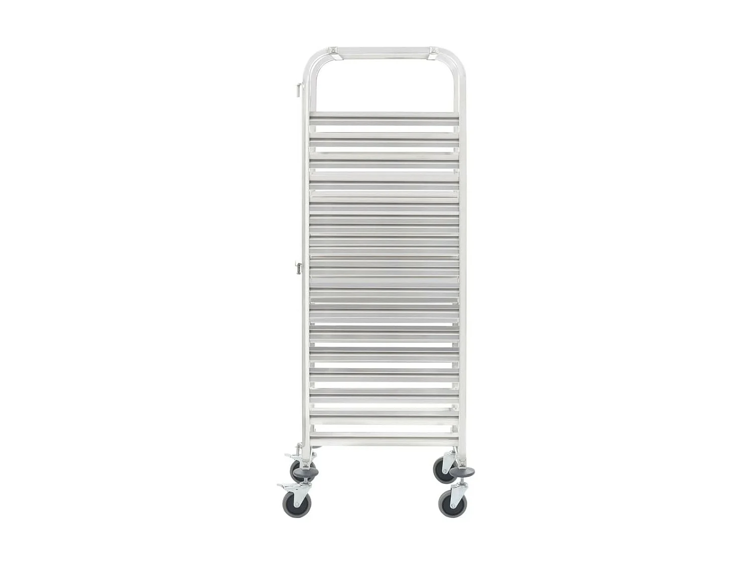 Chariot de cuisine pour 16 plateaux 65,5x48,5x165 Inox