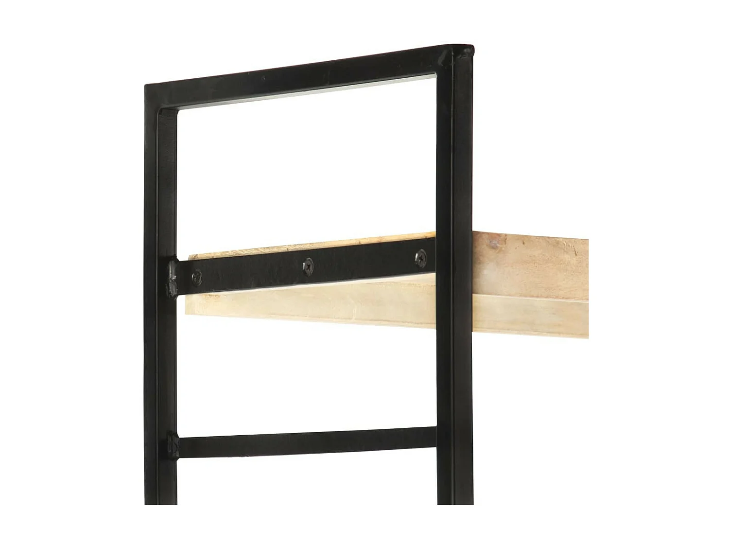 Bibliothèque à 4 niveaux 80x30x180 Bois de manguier massif