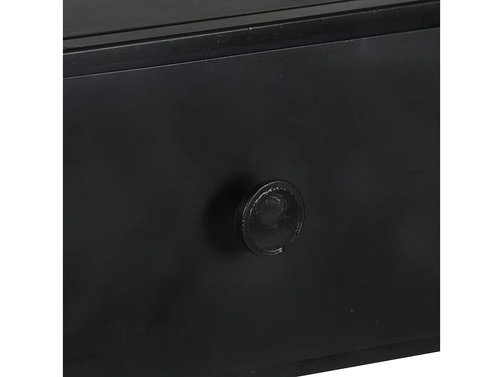 Bibliothèque 60x35x180 Bois de manguier brut et fer