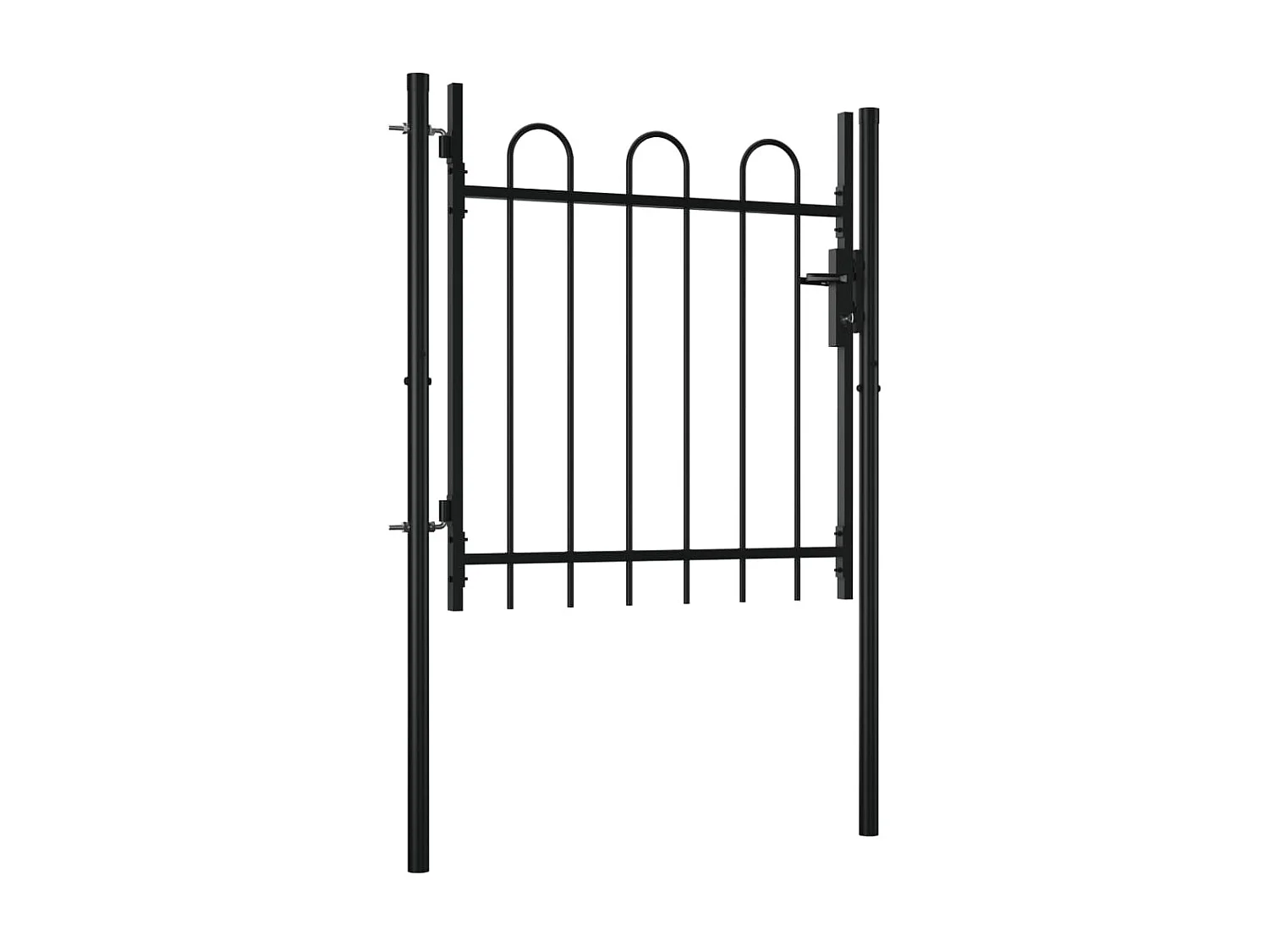 Portail simple avec haut arrondi 100x75