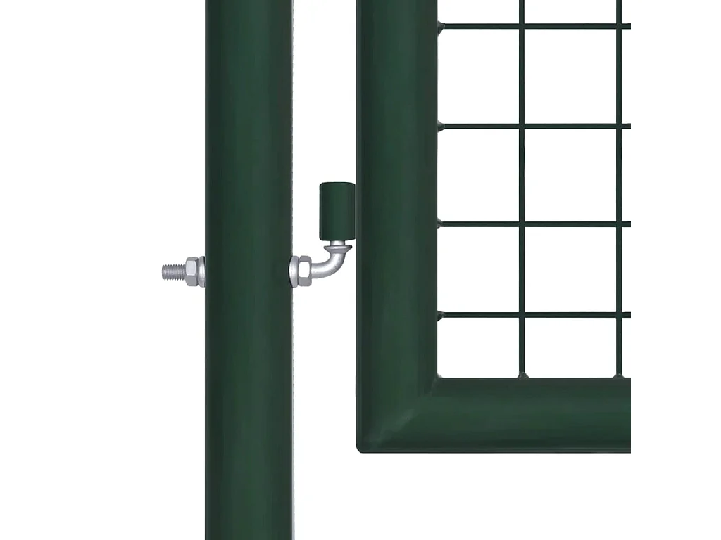 Portail de clôture Acier 100x200 Vert