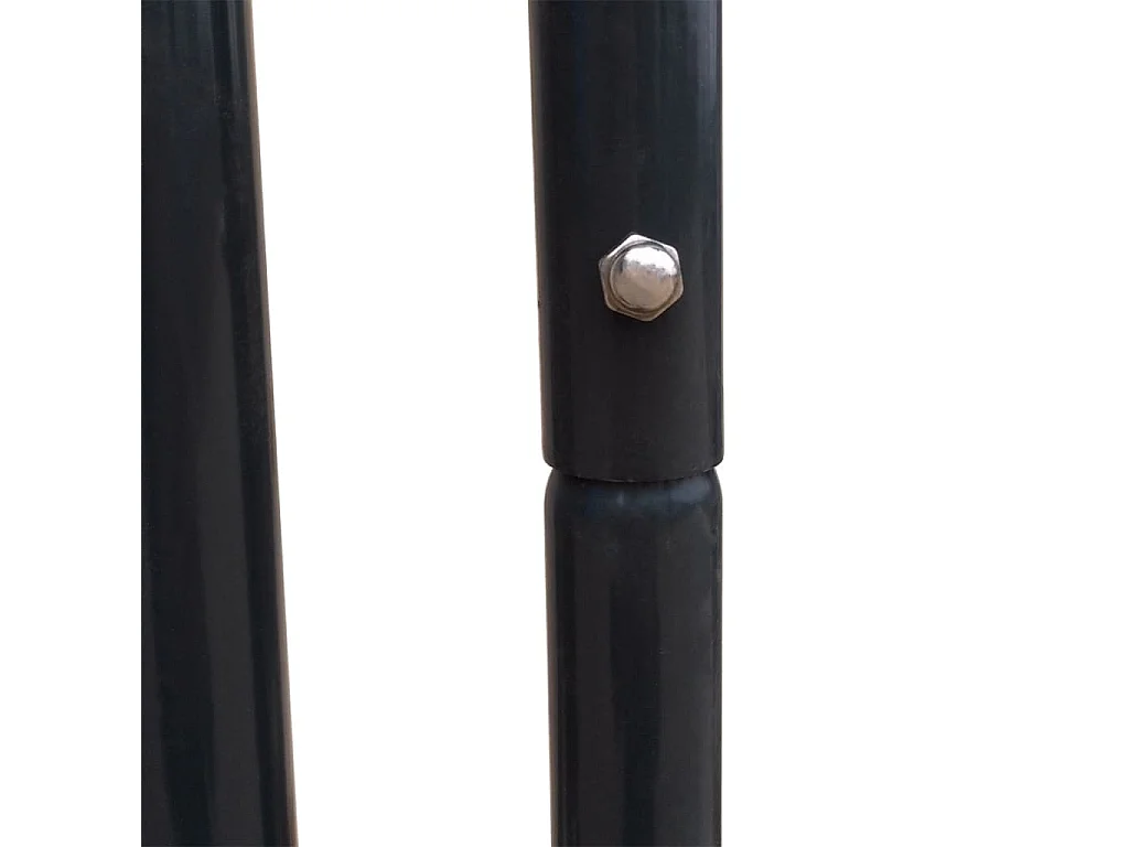 Portail de clôture de jardin 100x100 Anthracite