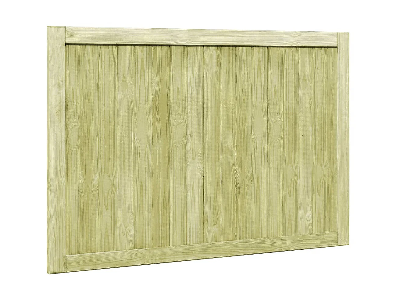 Portillons de jardin 2 pcs Bois de pin imprégné 300x100