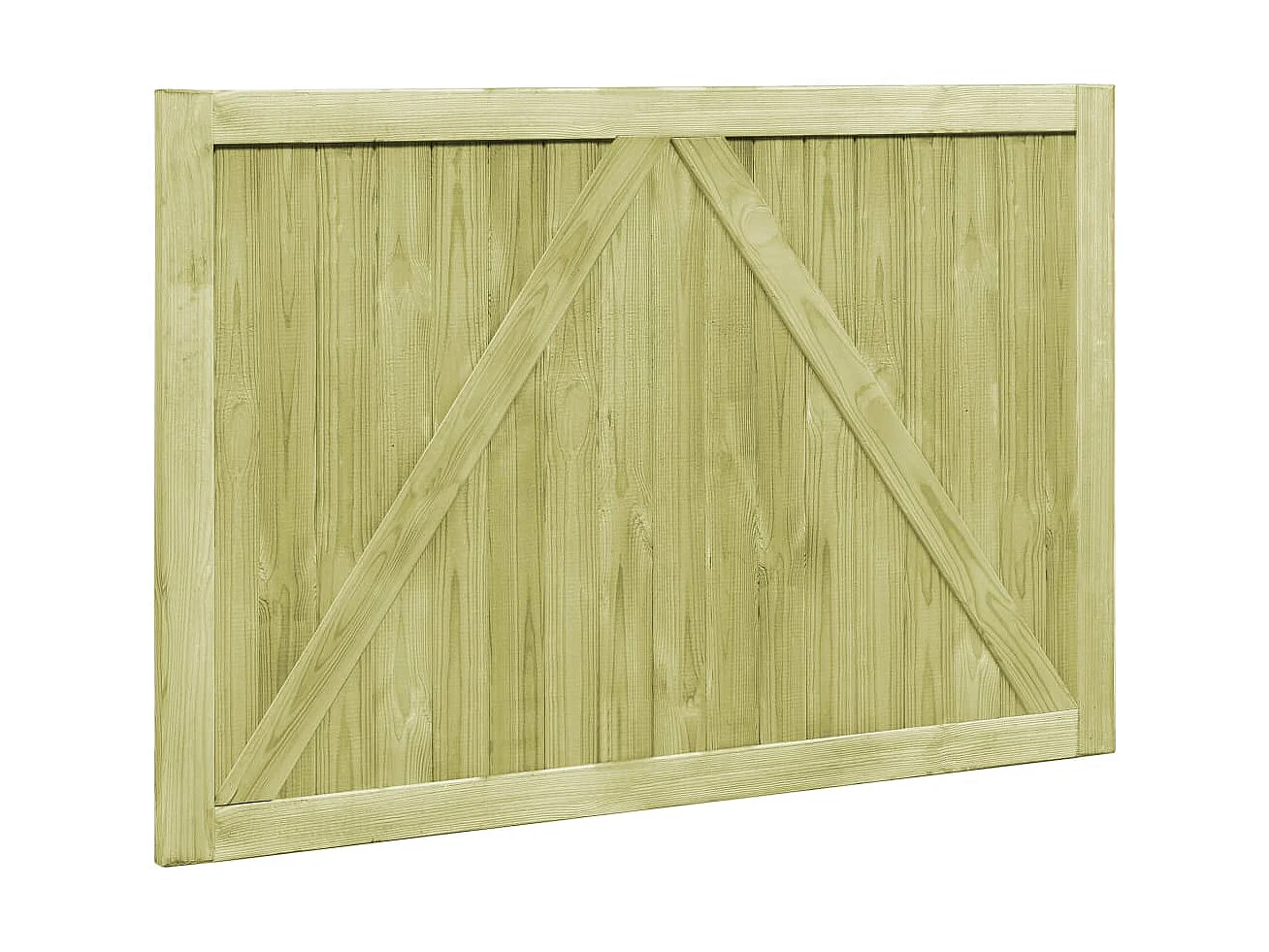 Portillons de jardin 2 pcs Bois de pin imprégné 300x100