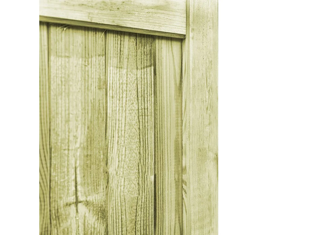 Portillons de jardin 2 pcs Bois de pin imprégné 300x100