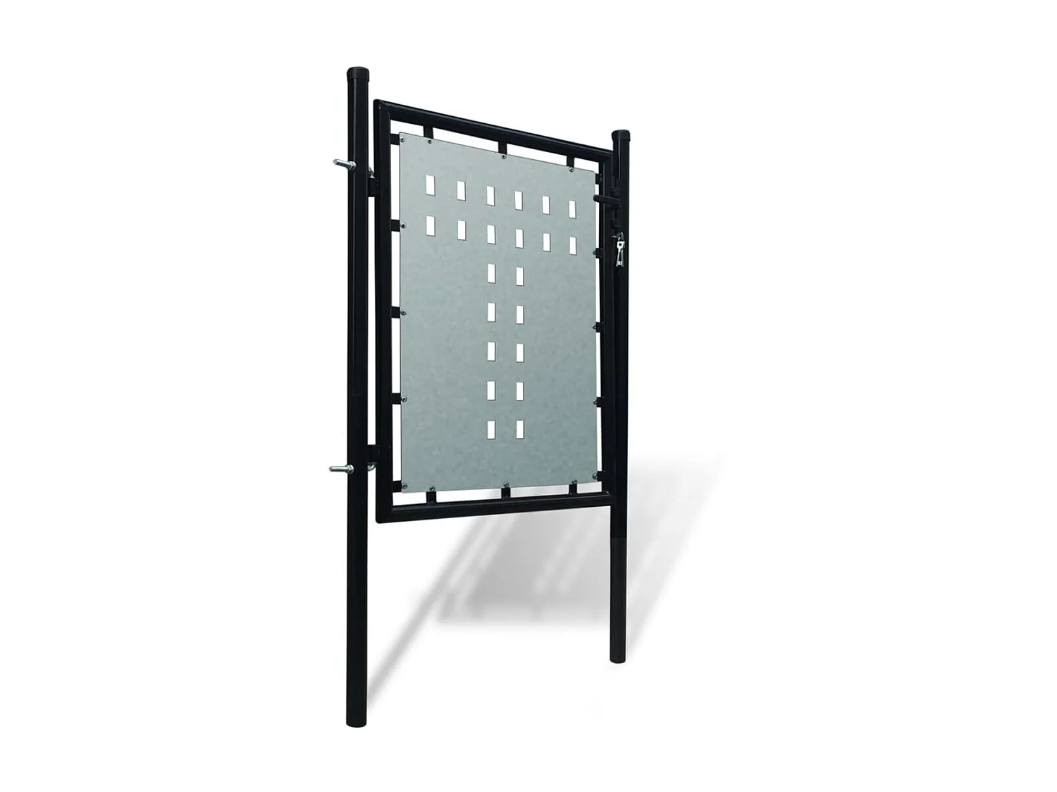 Portail simple de clôture Noir 100x150