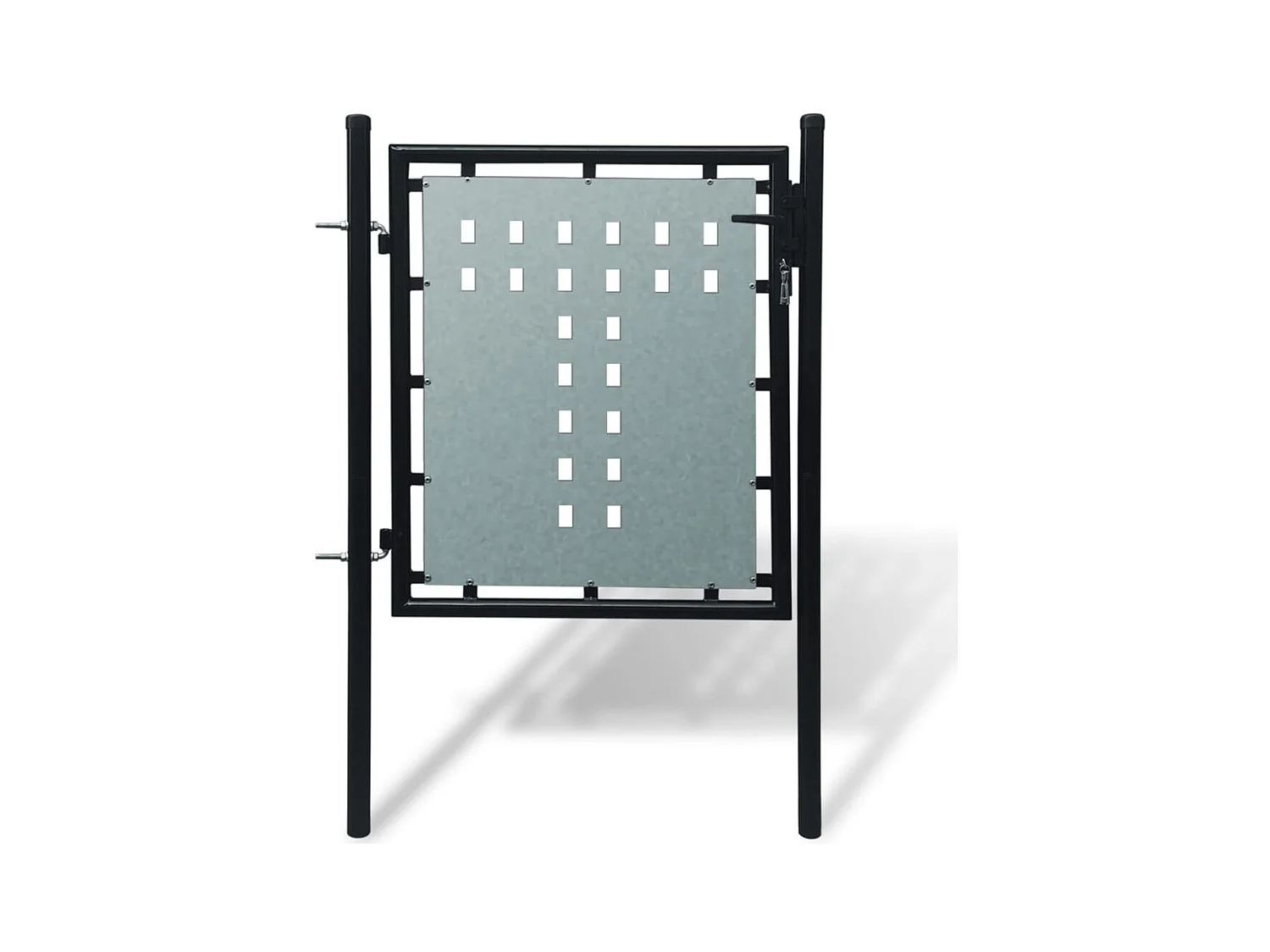 Portail simple de clôture Noir 100x150
