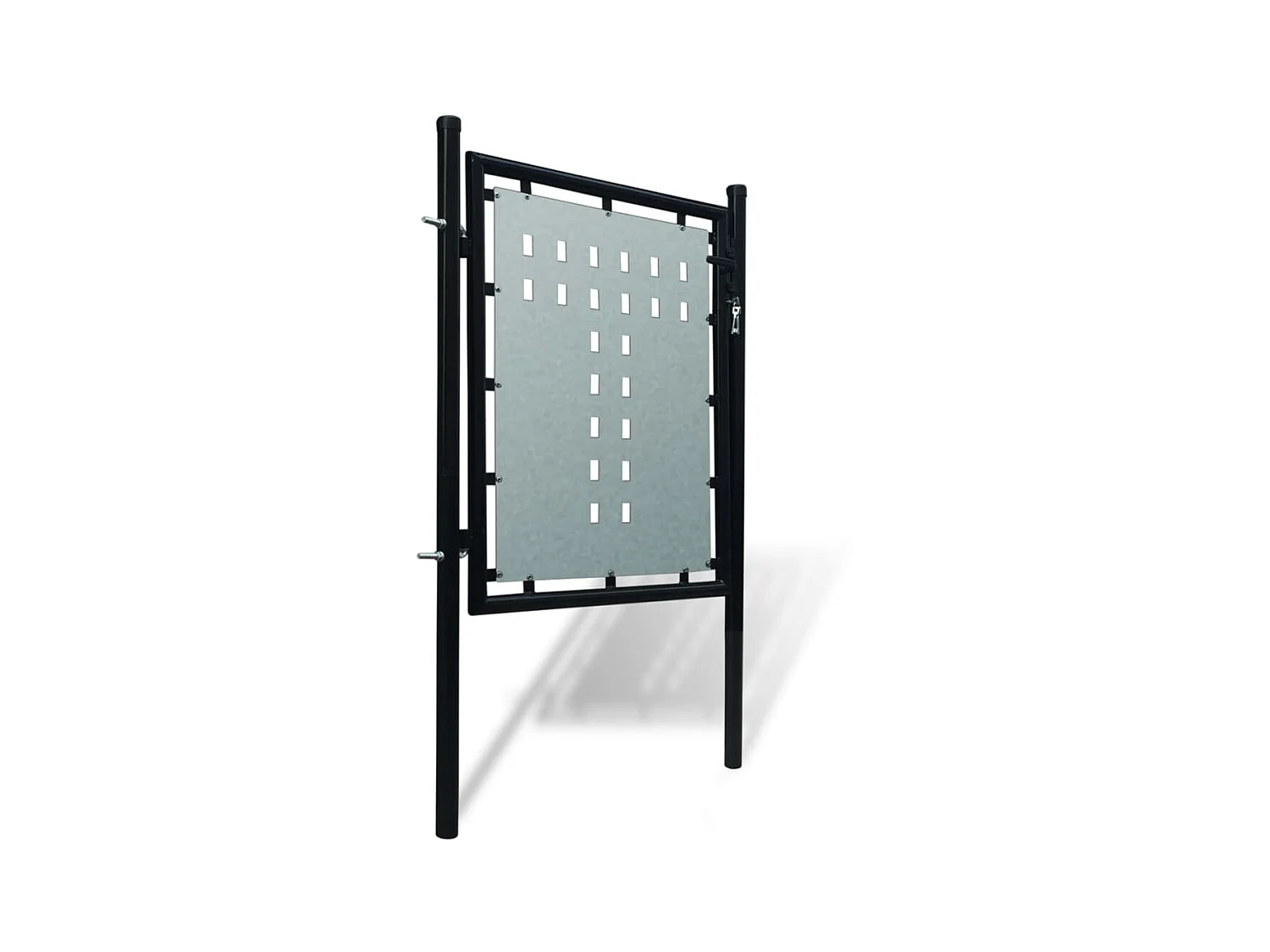Portail simple de clôture Noir 100x150