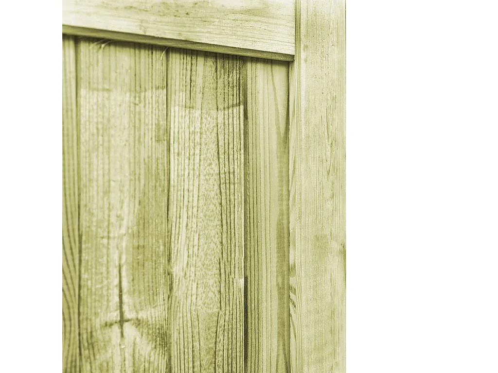 Portillons de jardin 2 pcs Bois de pin imprégné 300x75