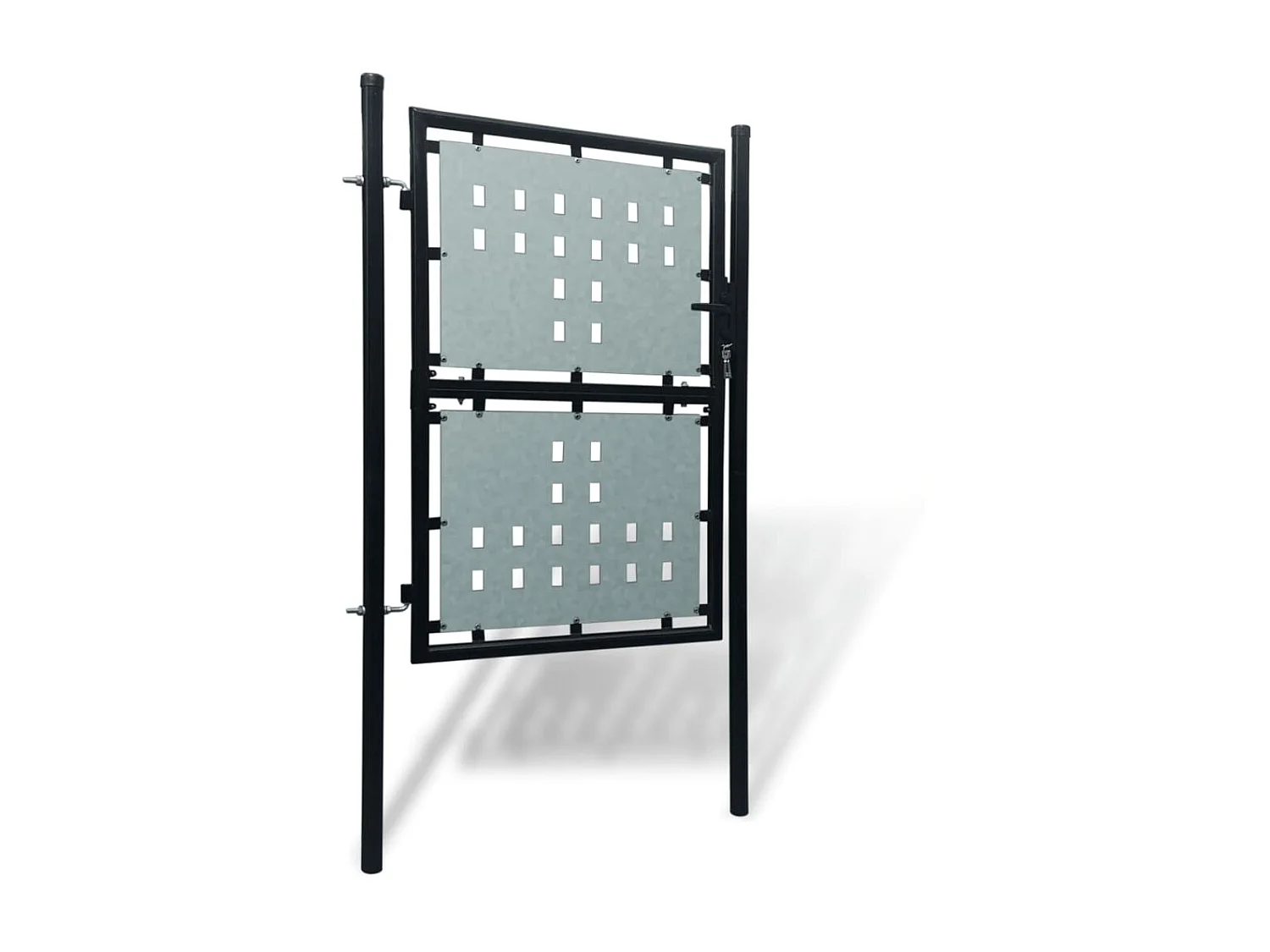 Portail simple de clôture Noir 100x175