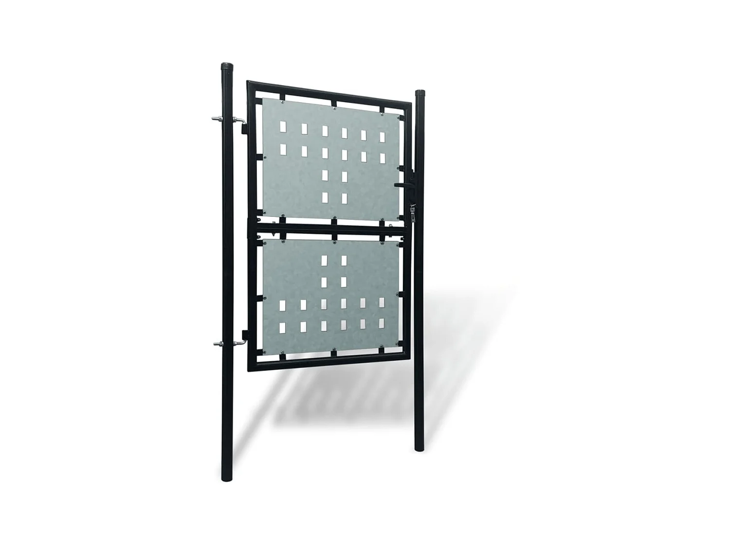 Portail simple de clôture Noir 100x175