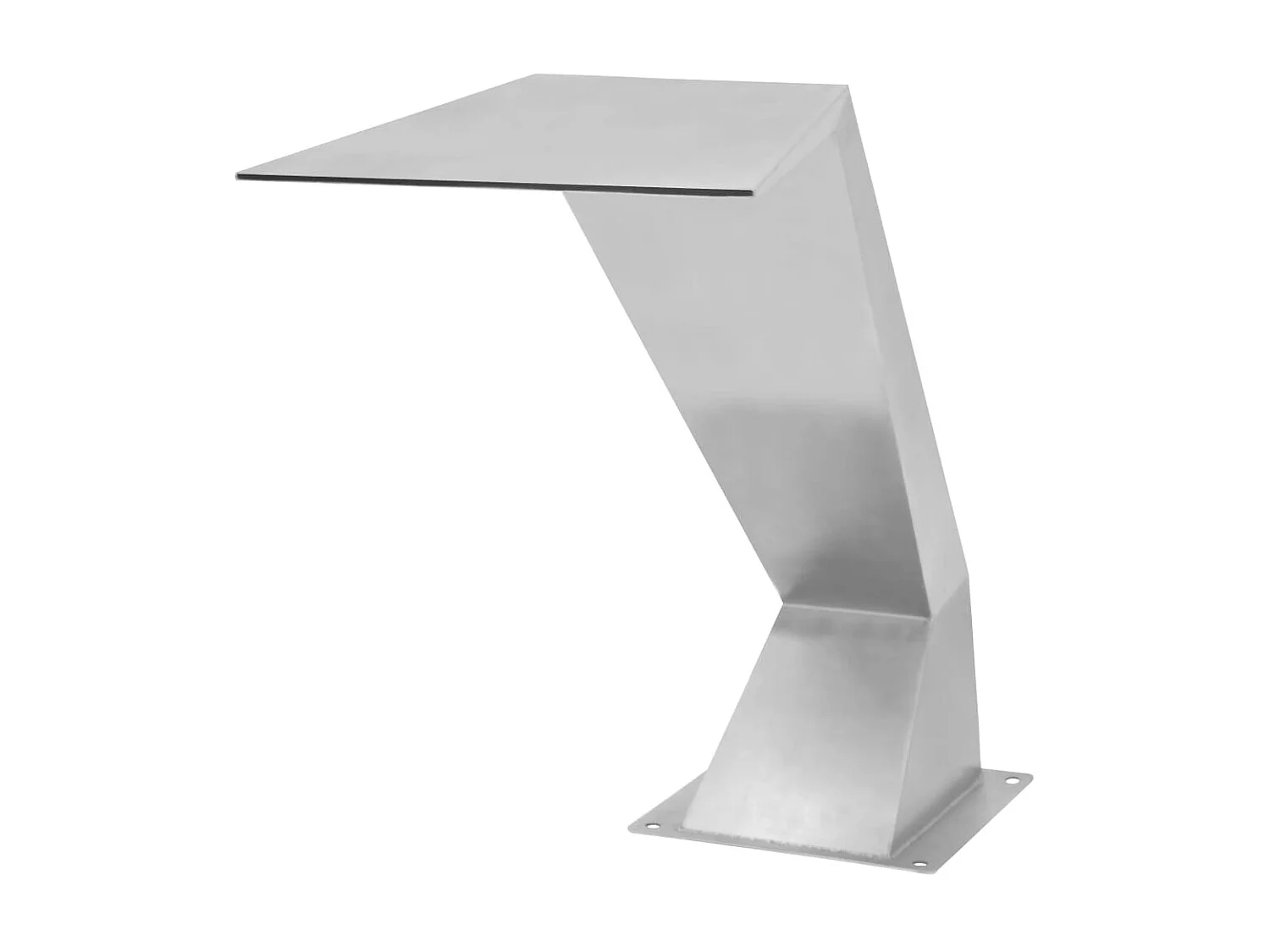 Fontaine d'étang Acier inoxydable 64 x 30x52 Argenté