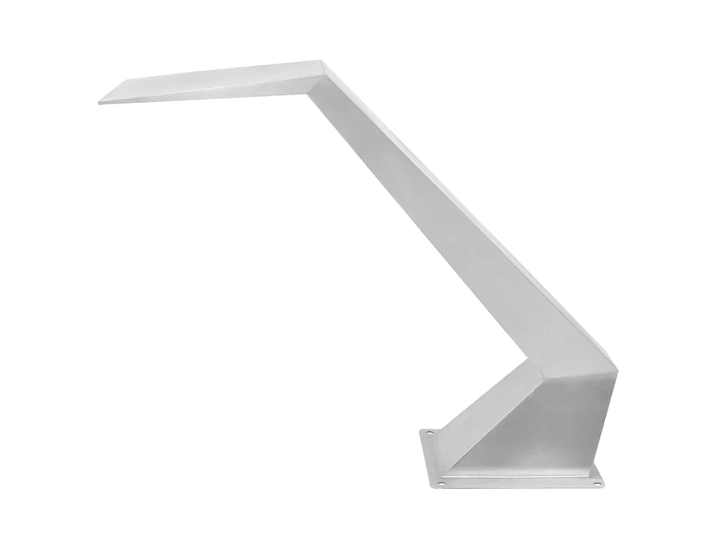 Fontaine d'étang Acier inoxydable 64 x 30x52 Argenté