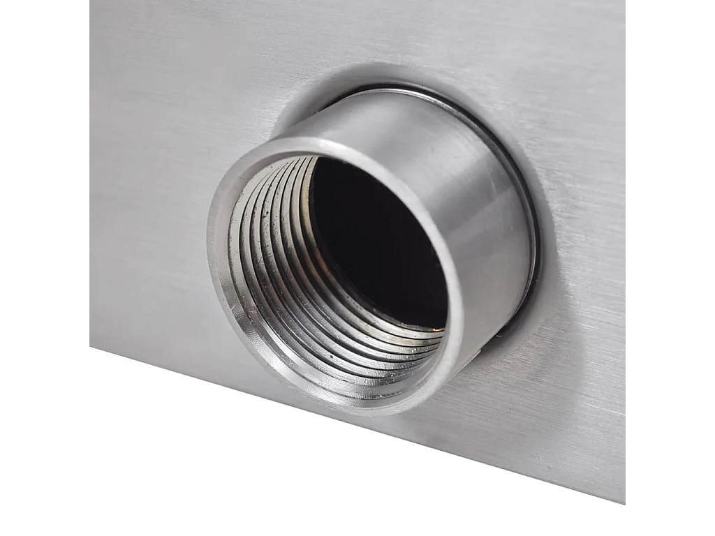 Lame d'eau rectangulaire à LED 60cm en acier inoxydable pour piscine