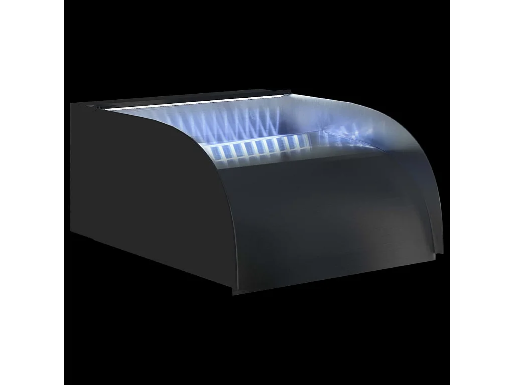 Cascade avec LED 30x34x14 Acier inoxydable 304