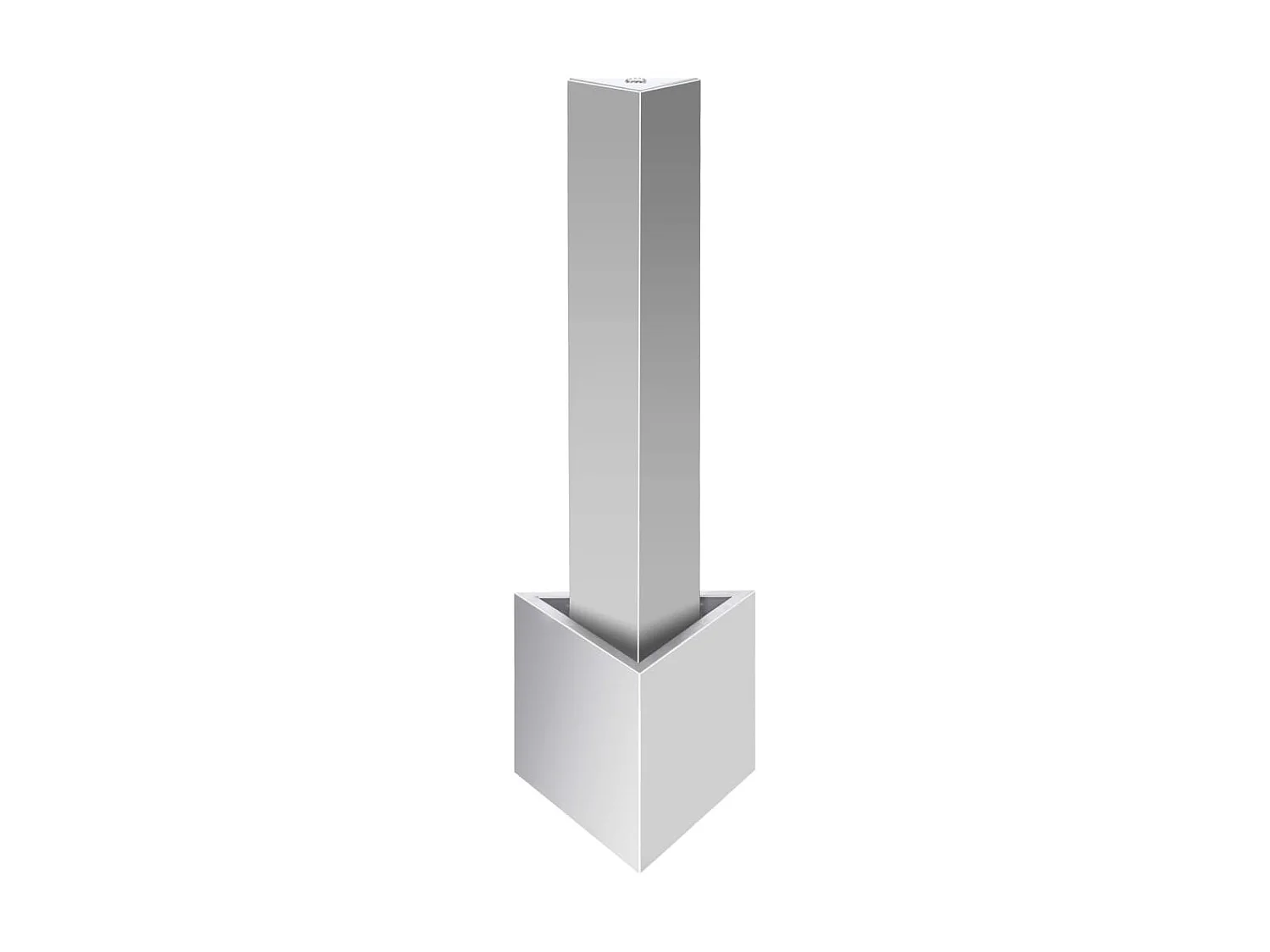 Fontaine de jardin Argenté 37,7x32,6x110 Acier inoxydable