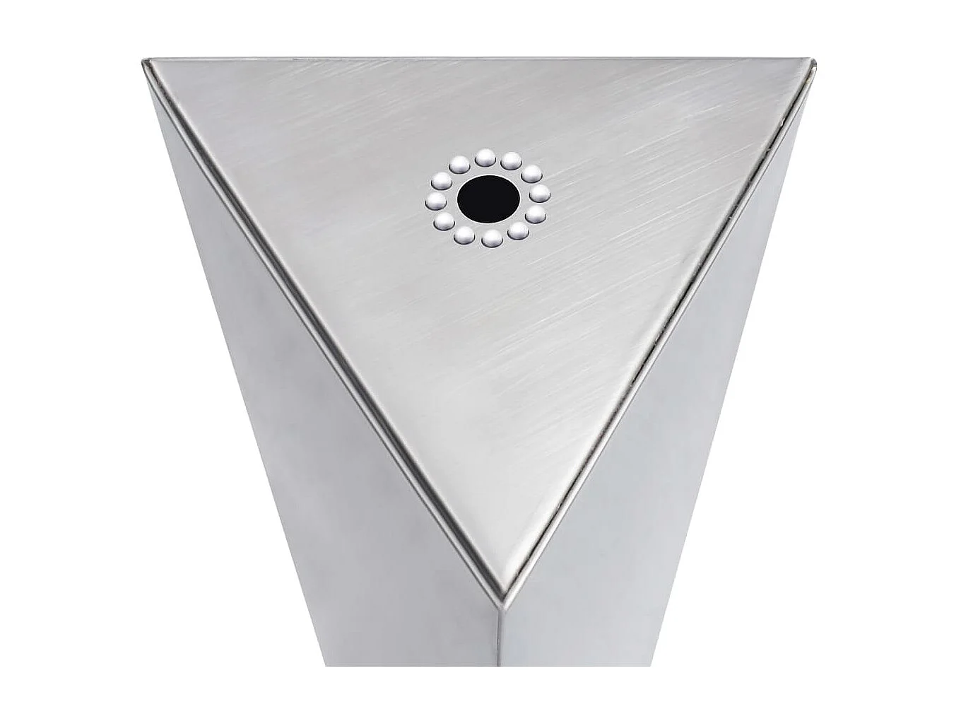 Fontaine de jardin Argenté 37,7x32,6x110 Acier inoxydable