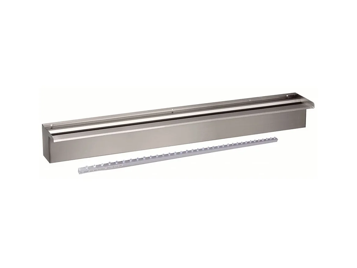 Ubbink Cascade Niagara de jardin 90cm Acier inox et éclairage LED