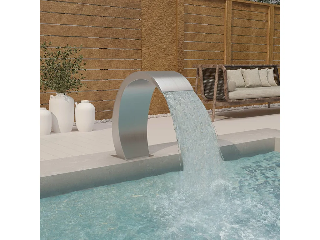 Fontaine de piscine 22x60x70 Acier inoxydable 304