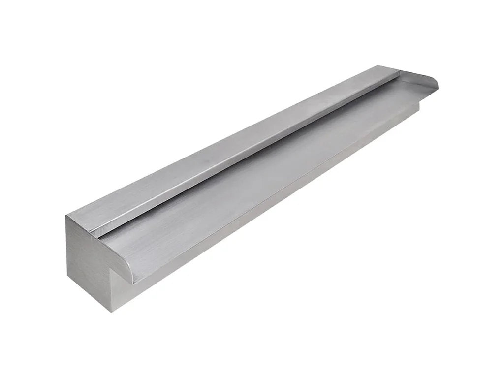 Lame d'eau rectangulaire pour piscine Acier inoxydable 90cm