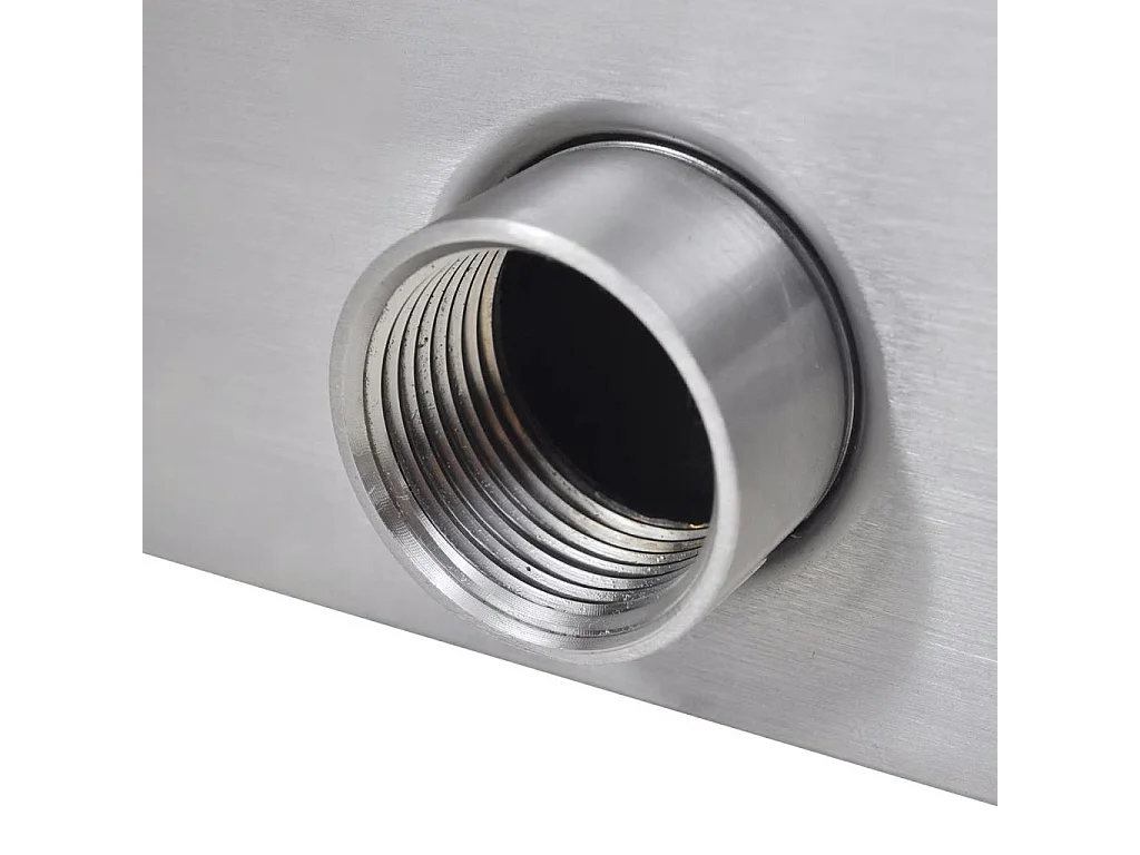 Lame d'eau rectangulaire pour piscine Acier inoxydable 90cm