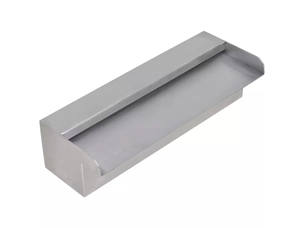 Lame d'eau rectangulaire 30cm Acier inoxydable pour piscine