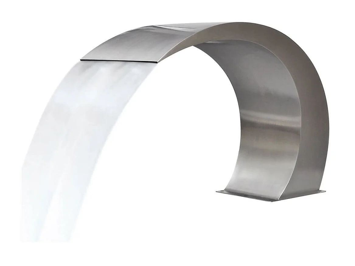 Fontaine cascade de piscine Acier inoxydable 45 x 30x60