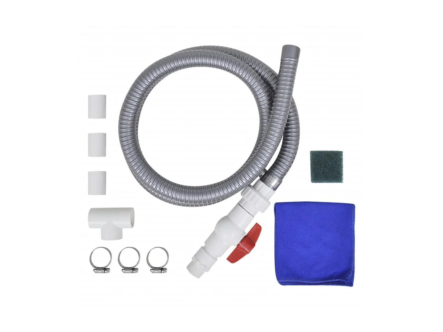 Fontaine d'étang Acier inoxydable 50 x 30x53 Argenté