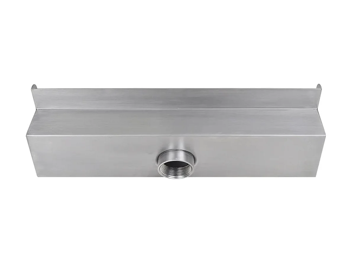 Lame d'eau rectangulaire à LED 45cm en acier inoxydable pour piscine