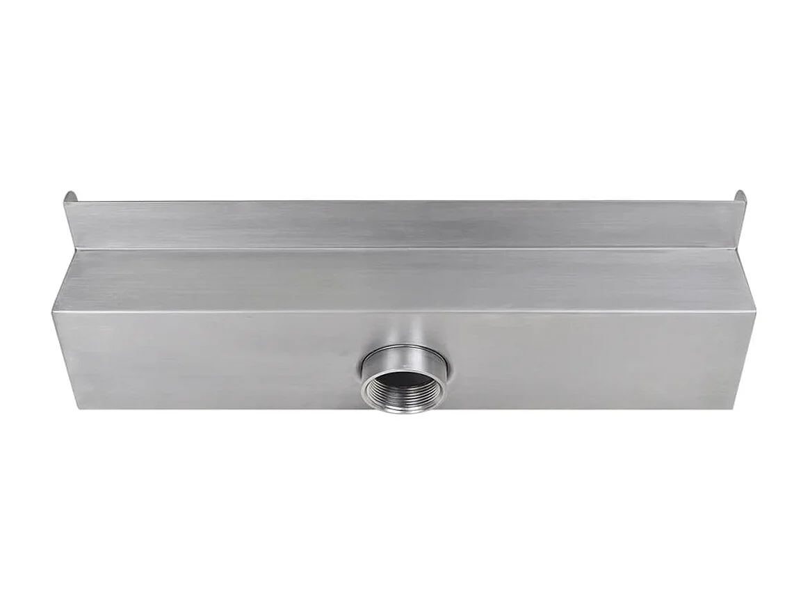 Lame d'eau rectangulaire à LED 45cm en acier inoxydable pour piscine