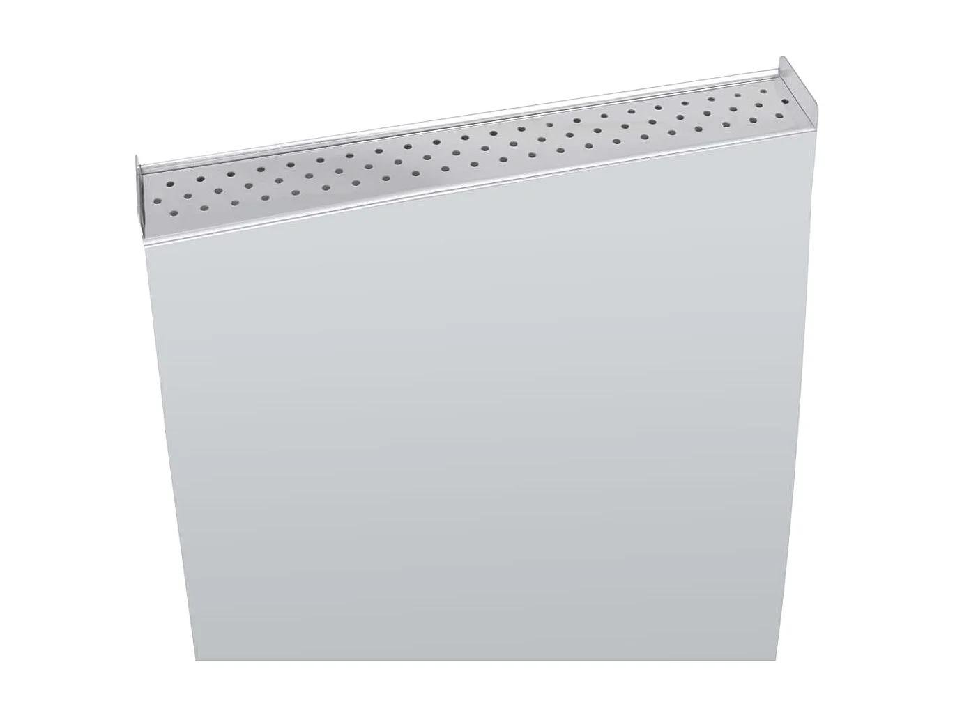 Fontaine de jardin avec pompe Acier inoxydable 130cm Courbé