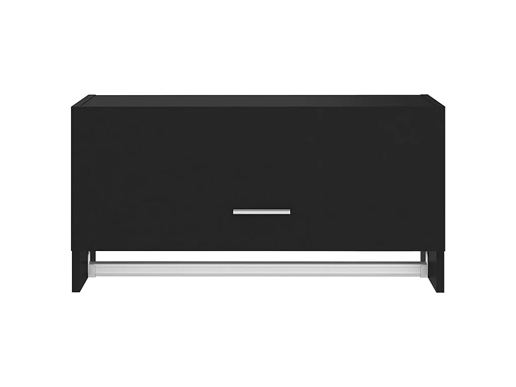 Porte manteau mural Noir 70x32,5x35