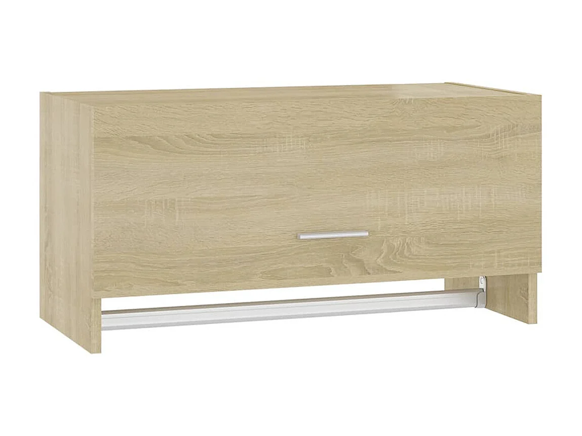 Porte manteau mural Chêne sonoma 70x32,5x35