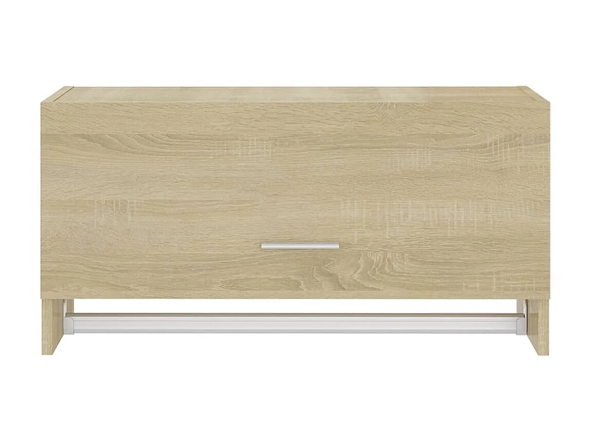 Porte manteau mural Chêne sonoma 70x32,5x35