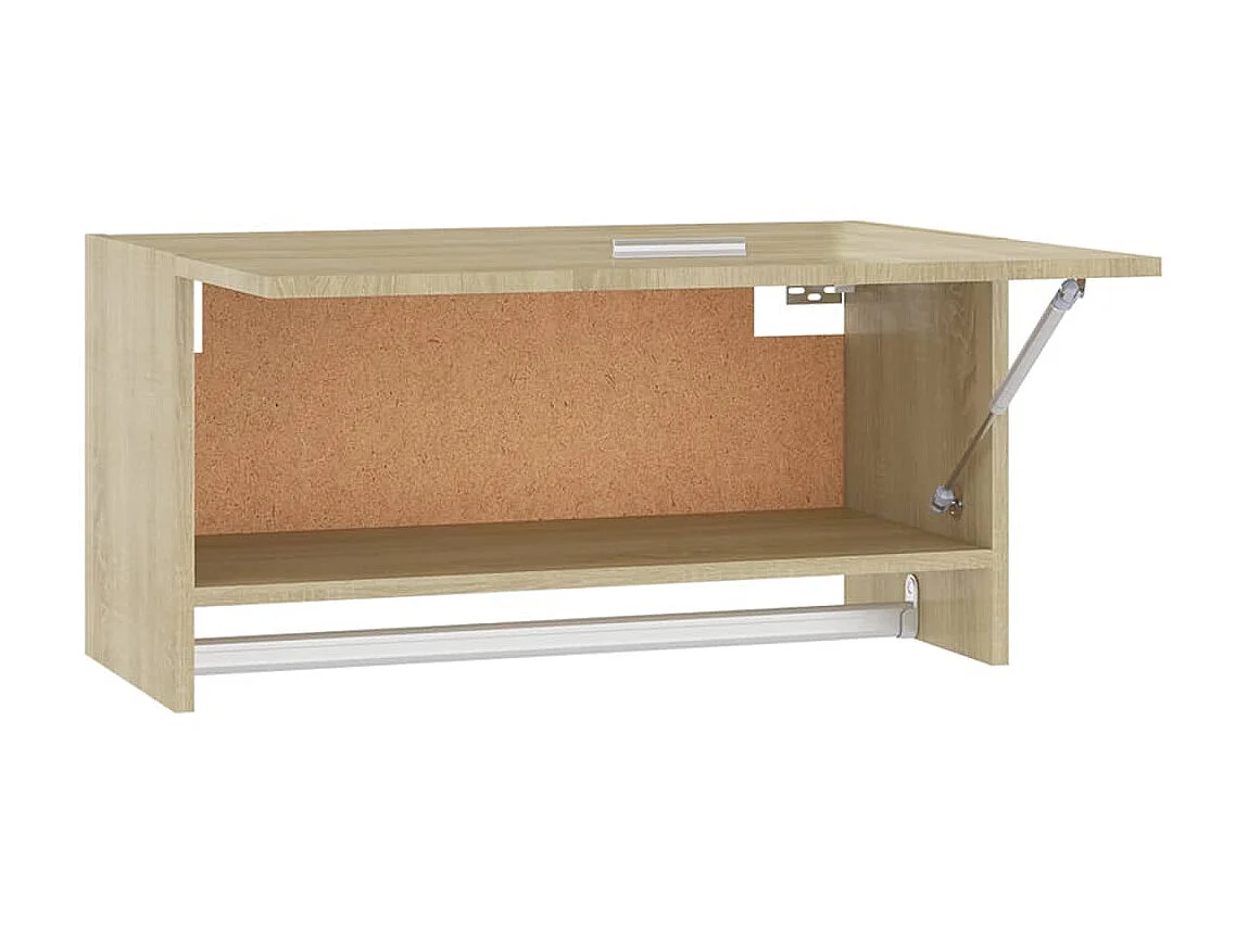 Porte manteau mural Chêne sonoma 70x32,5x35