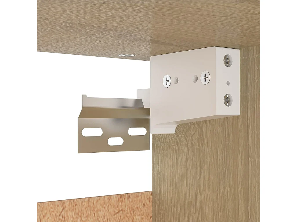 Porte manteau mural Chêne sonoma 70x32,5x35