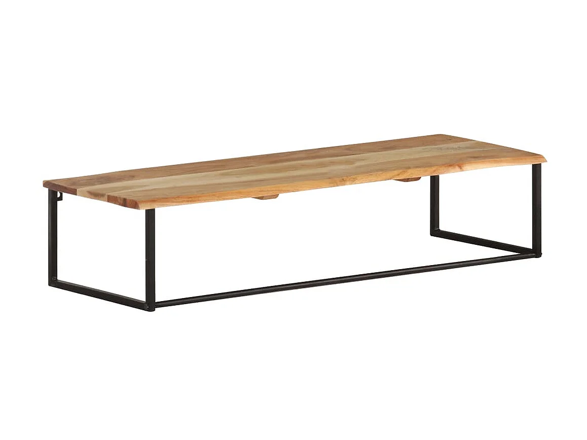 Patère à bord naturel 100x35x22 Bois d'acacia massif