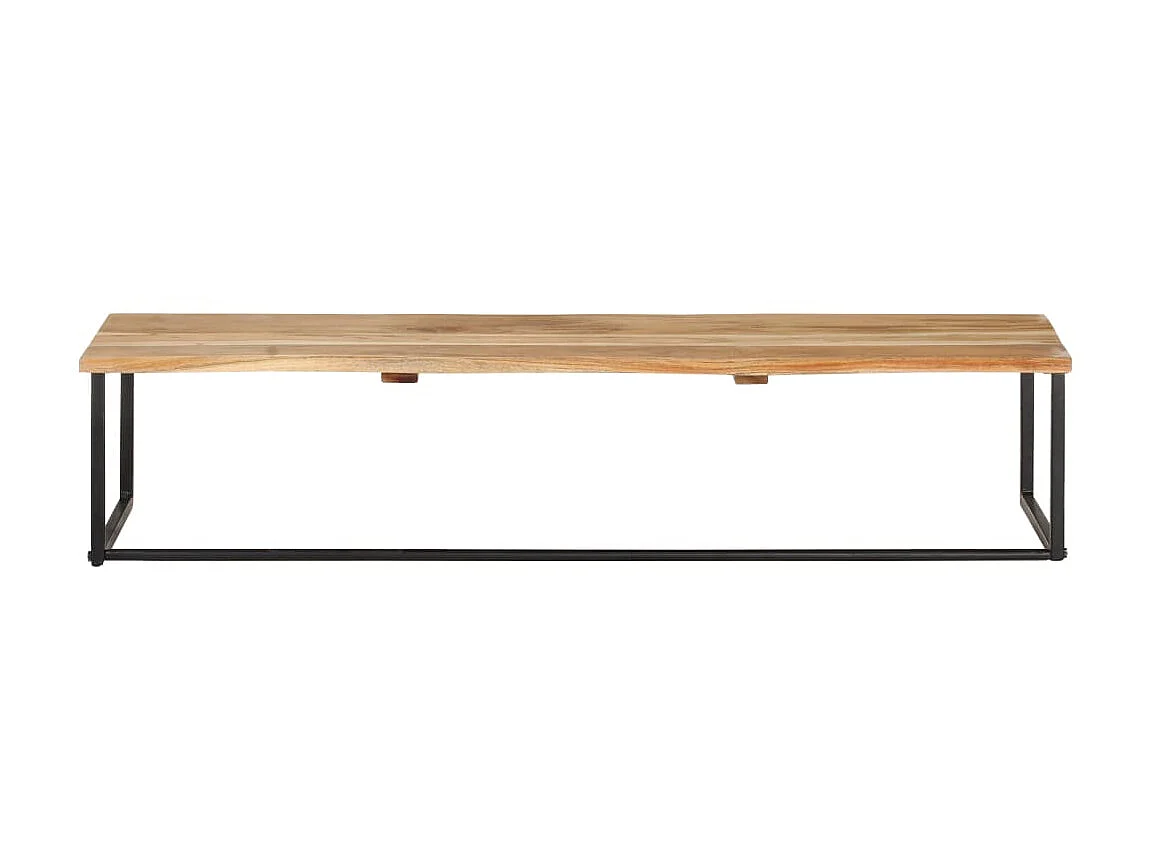 Patère à bord naturel 100x35x22 Bois d'acacia massif