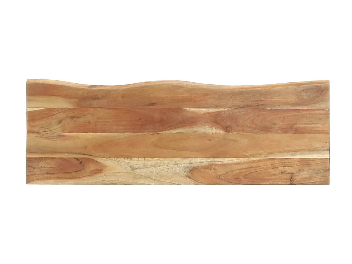 Patère à bord naturel 100x35x22 Bois d'acacia massif