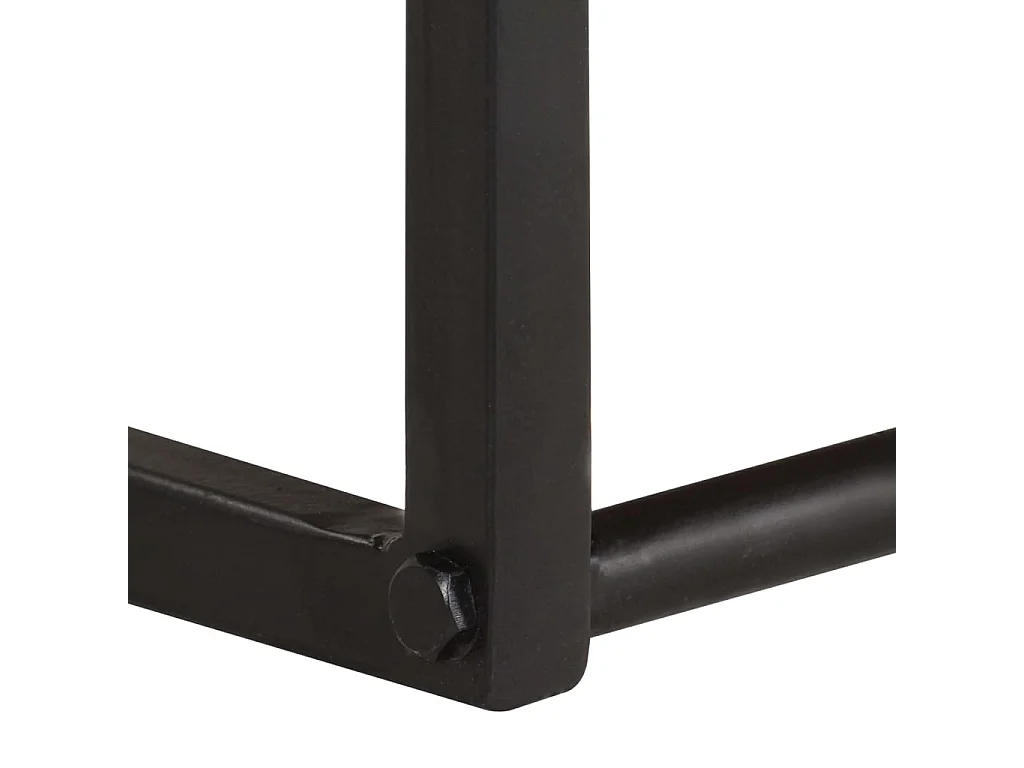 Patère à bord naturel 100x35x22 Bois d'acacia massif