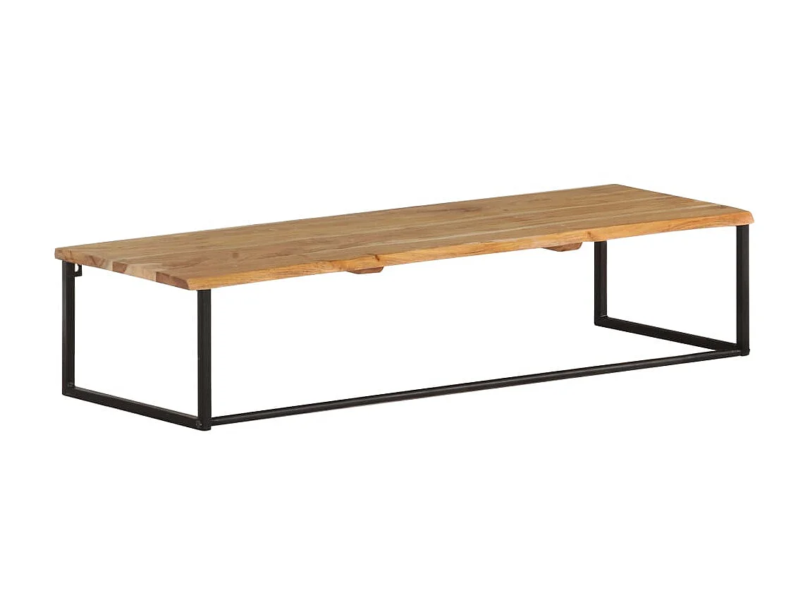 Patère à bord naturel 100x35x22 Bois d'acacia massif