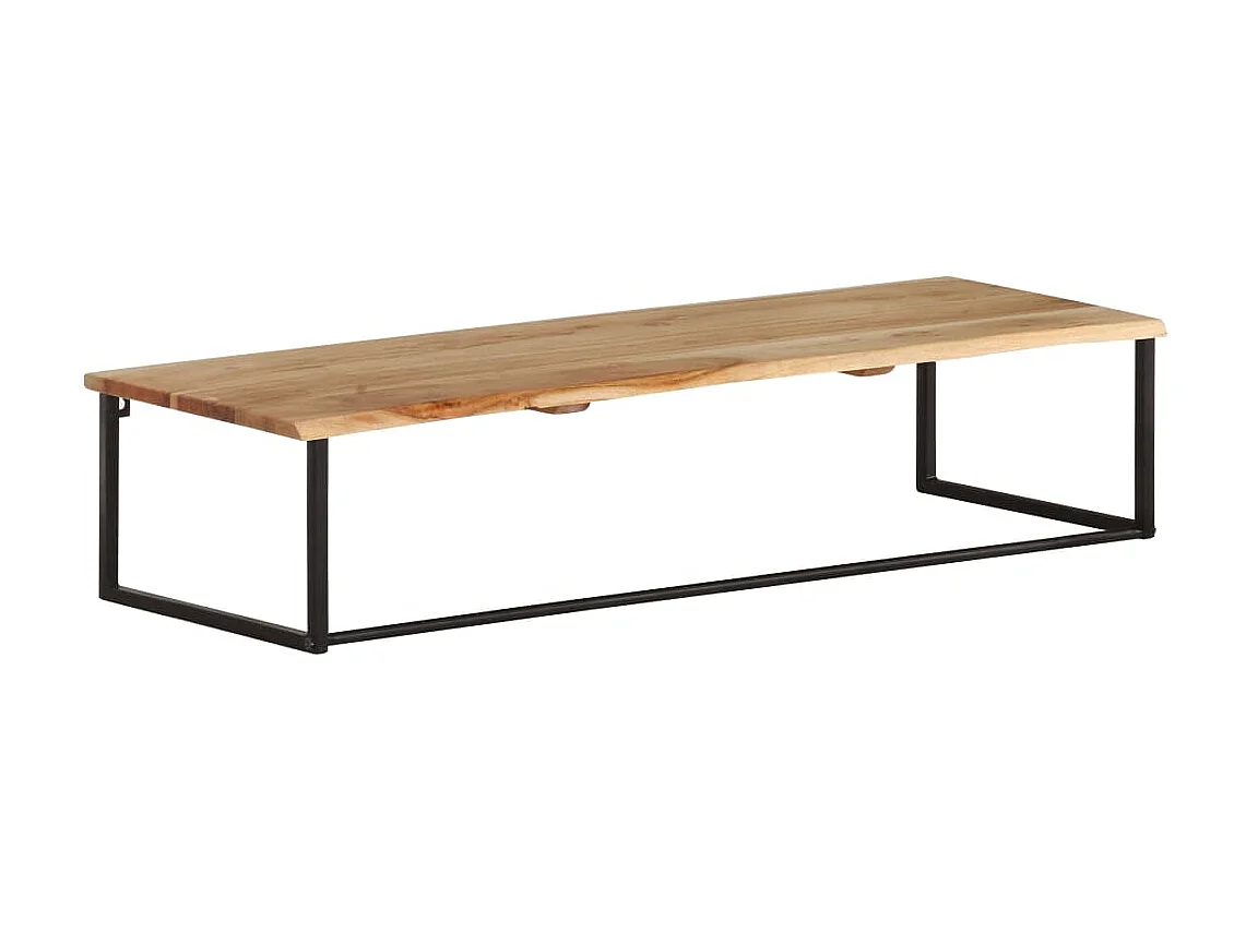 Patère à bord naturel 100x35x22 Bois d'acacia massif