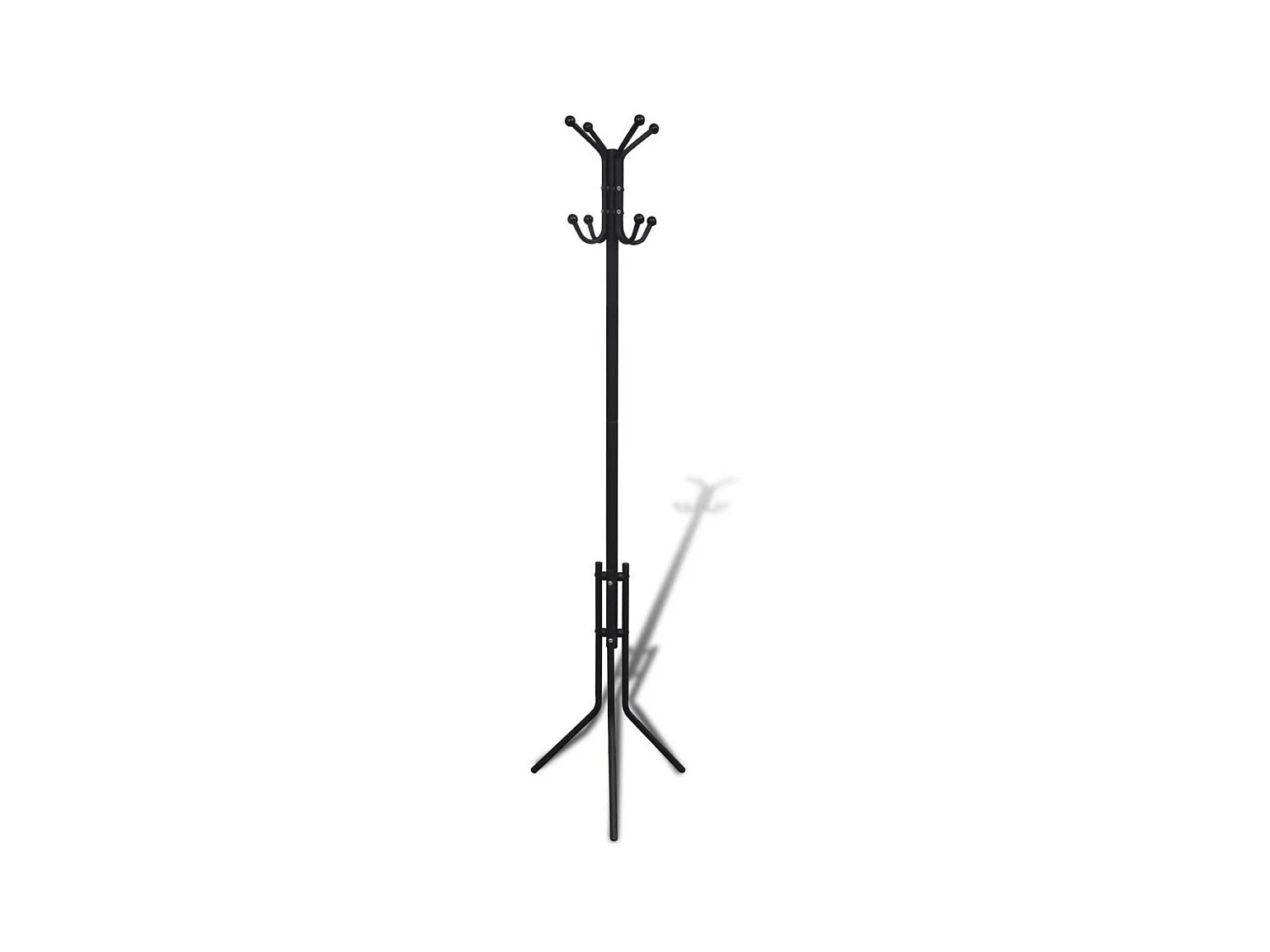 Portemanteau sur pied métal noir