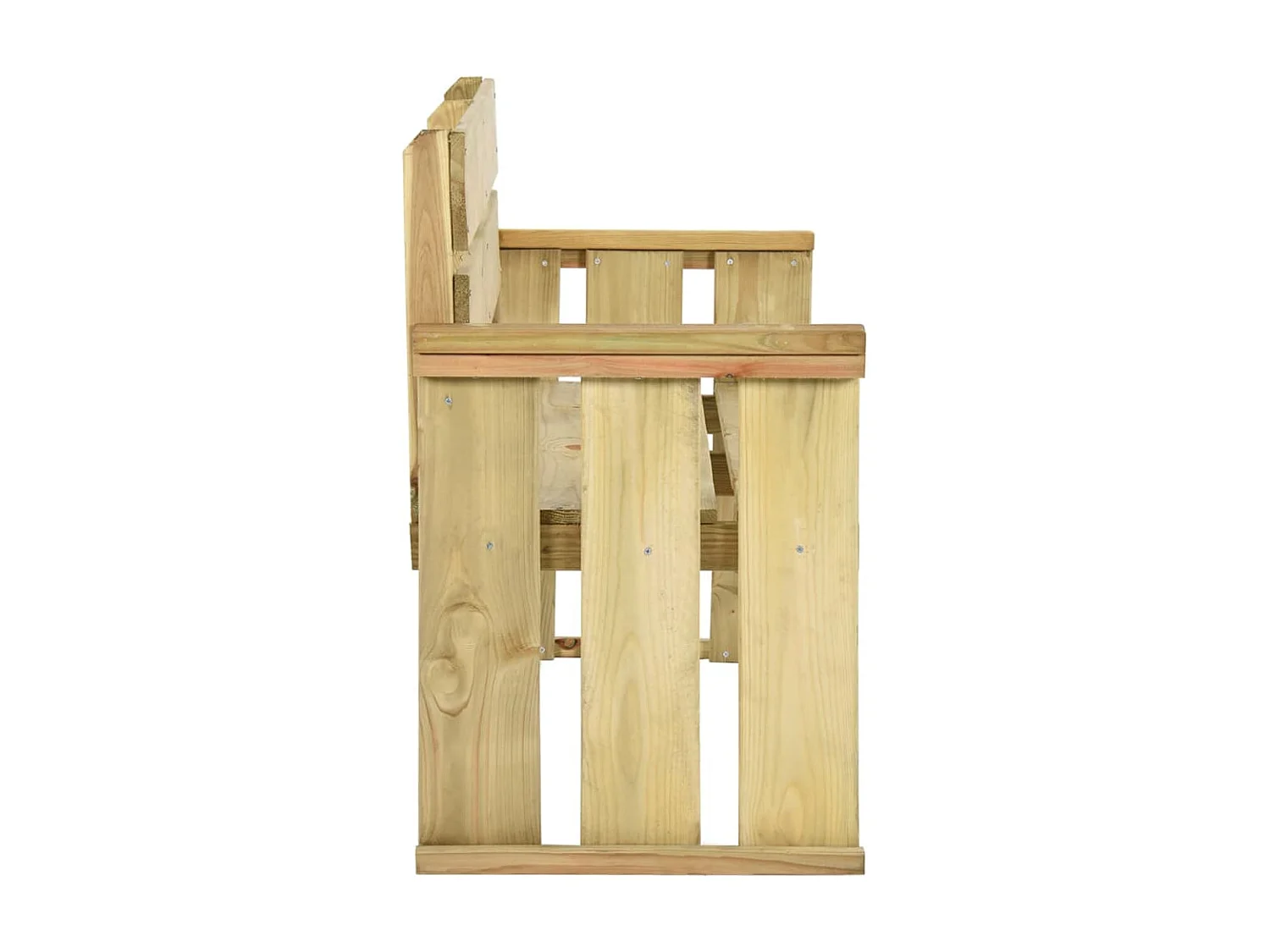 Banc de jardin 121cm Bois de pin imprégné