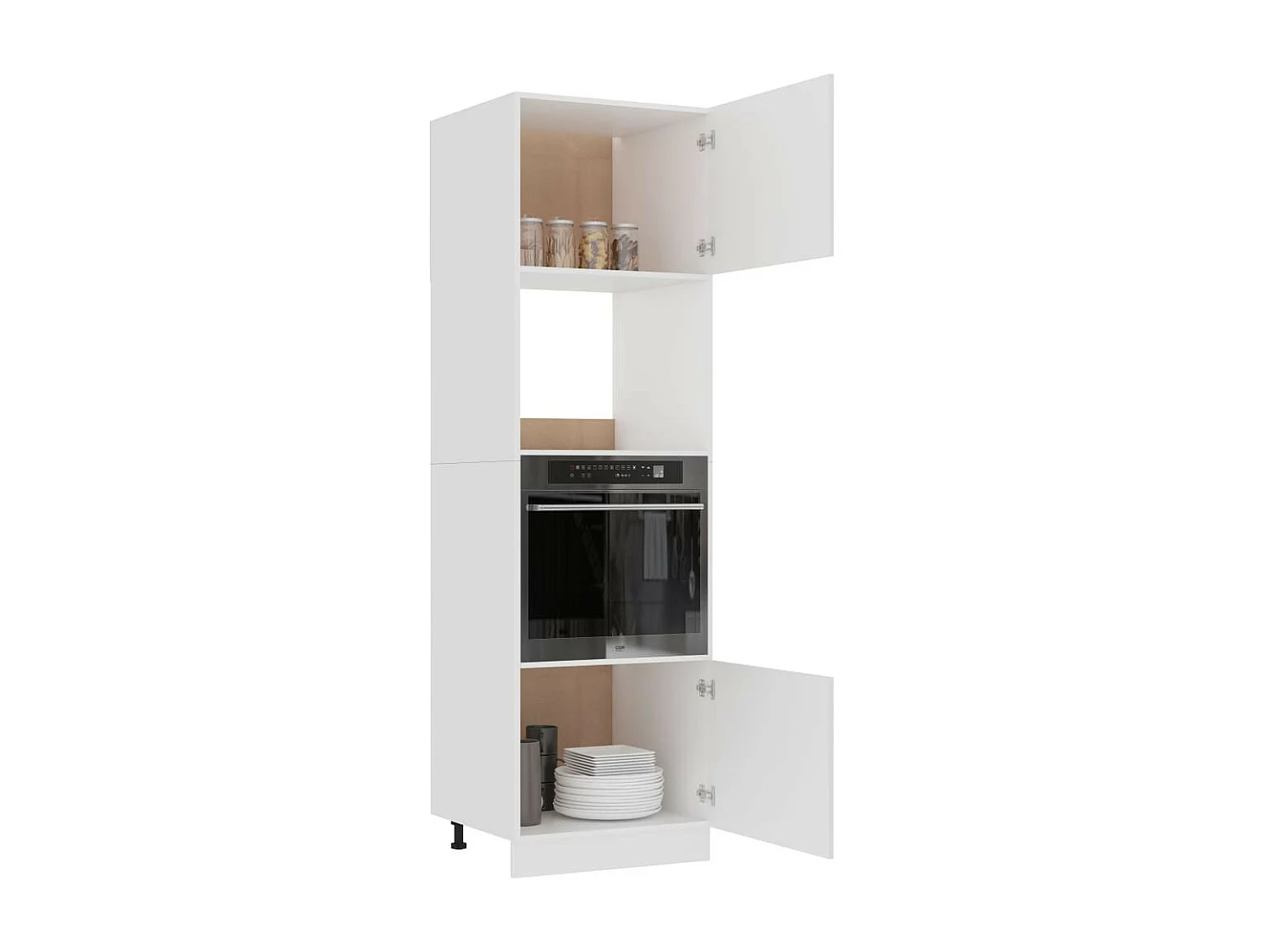 Armoire de cuisine Blanc 60x57x207 2
