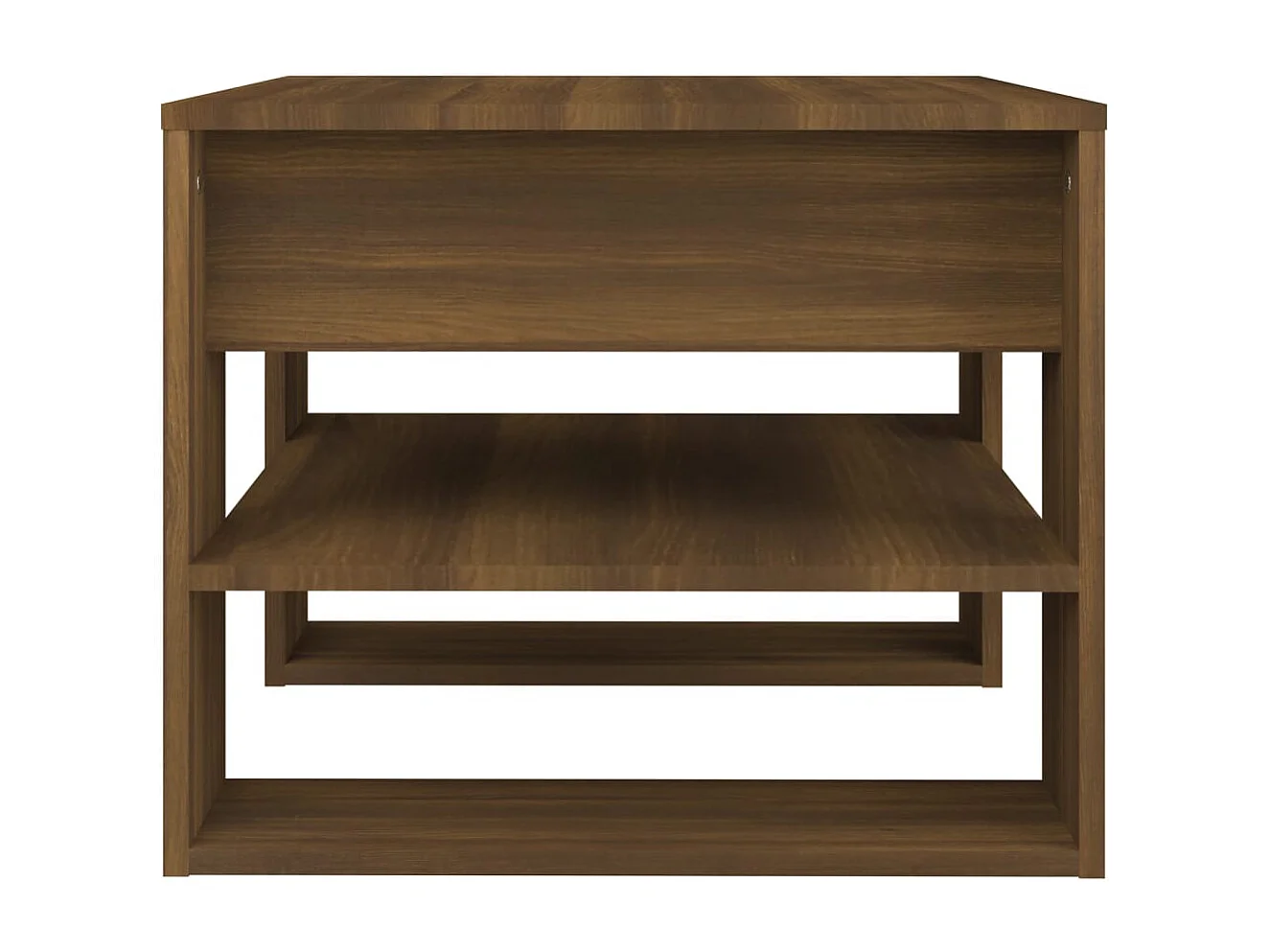 Table basse Chêne marron 55,5x55x45 Bois d'ingénierie